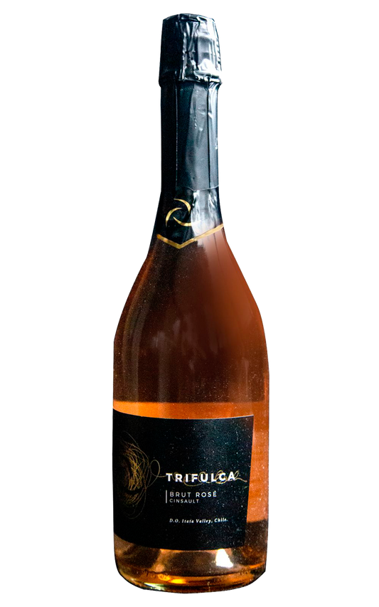 Trifulca espumoso rosé de la variedad cinsault