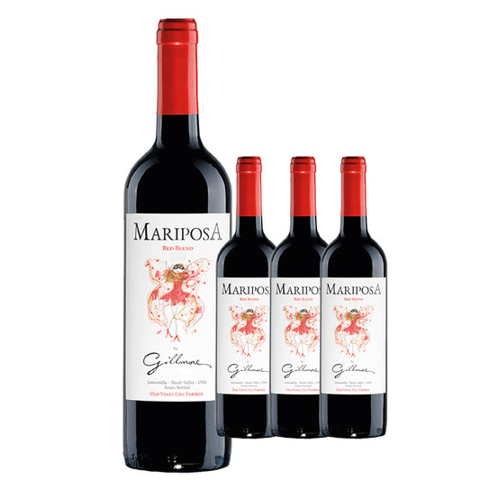 Mariposa, mezcla de tintos, Pack x 4 botellas